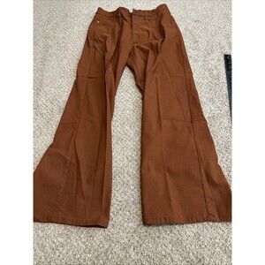 YMI Bootcut Women's size Large Dark Orange Pants Straight Leg. Casual